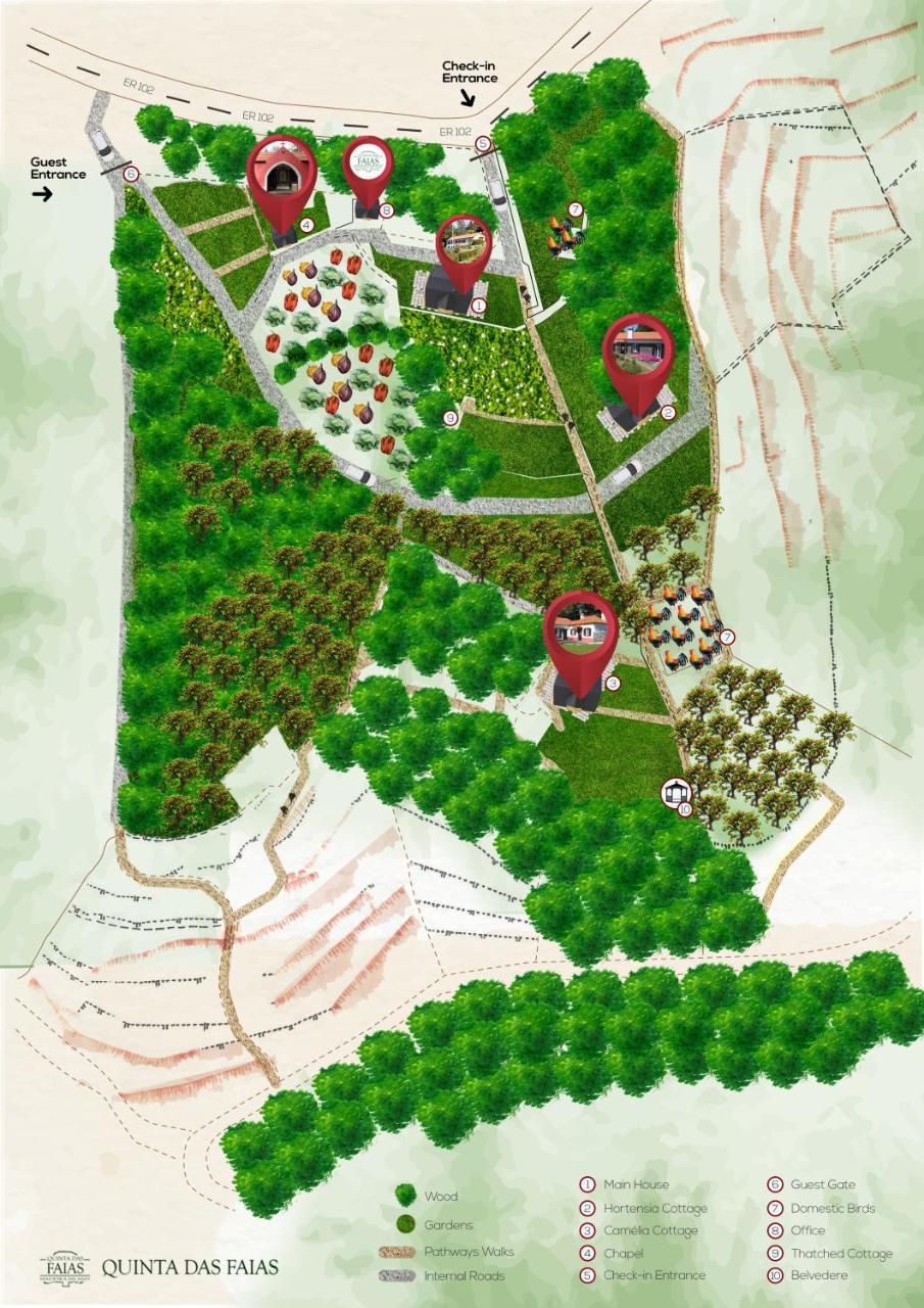 Quinta Das Faias Camacha  Luaran gambar